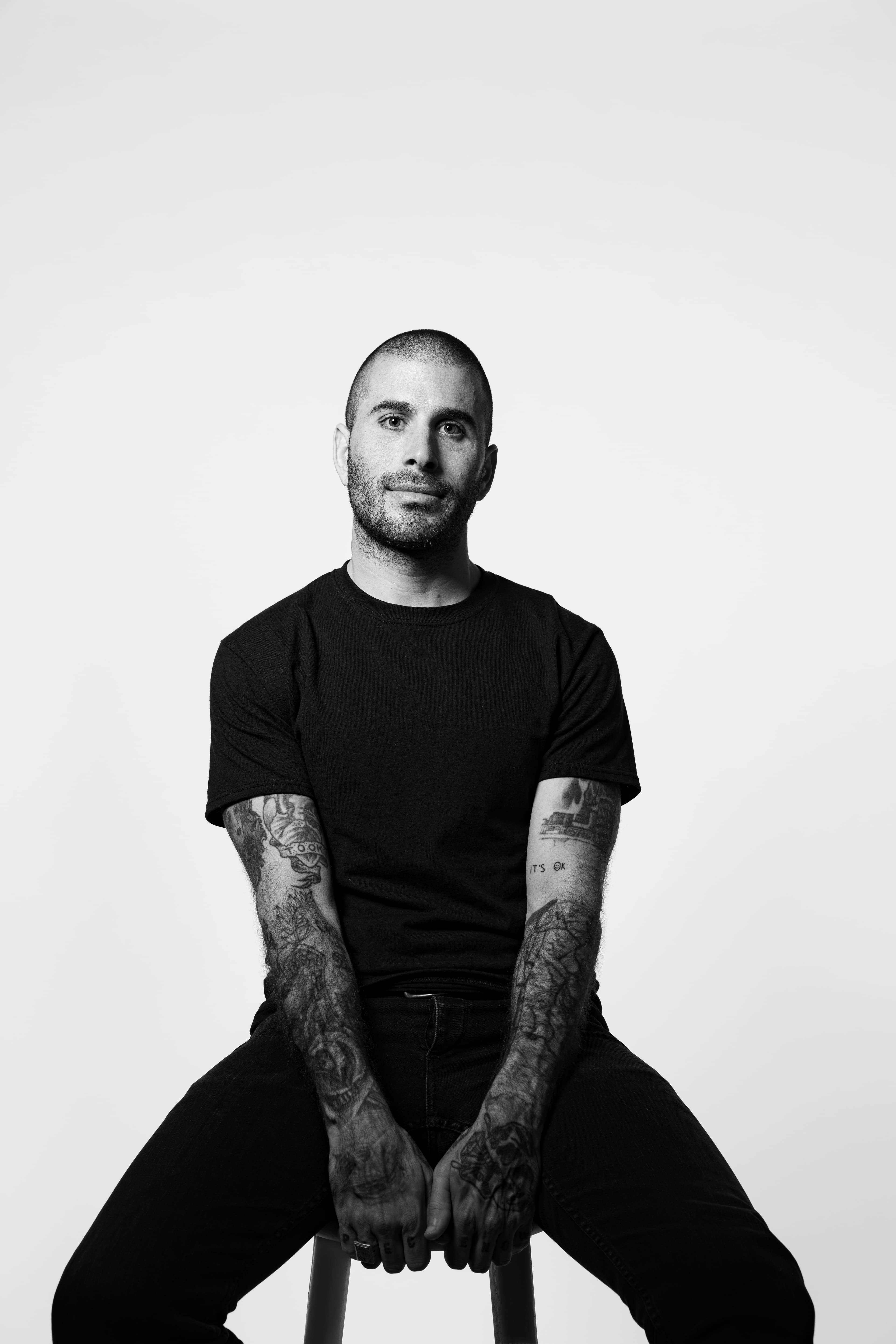 Portrait of Typoe Gran, Miami-based contemporary artist