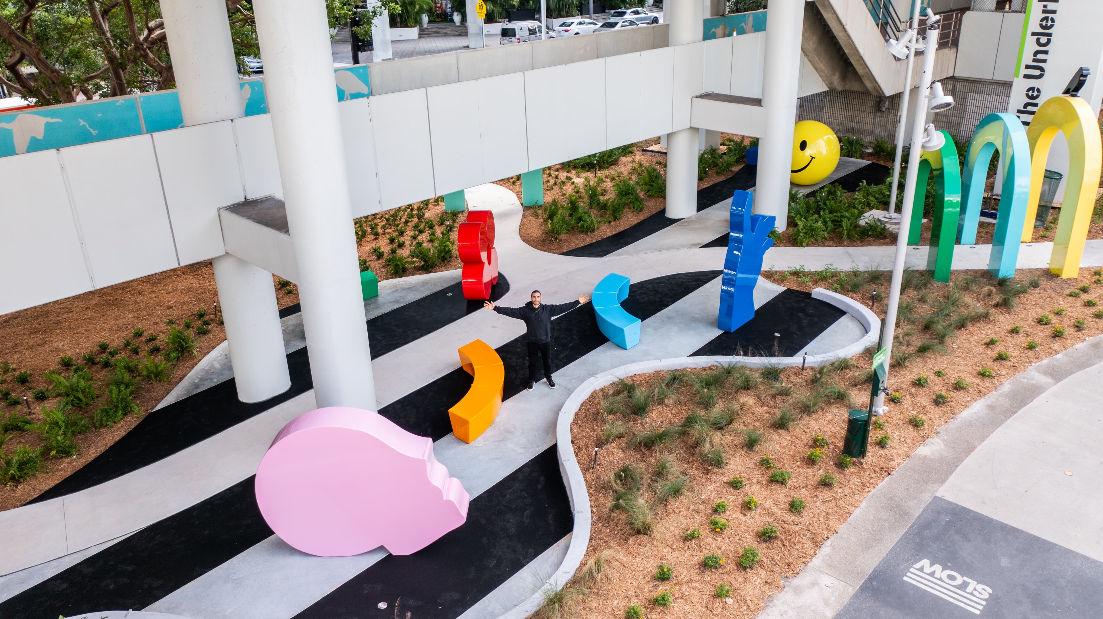Typoe's Artistic Ode to Miami: The Underline's New Installation